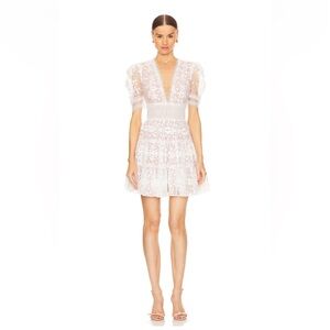 Bronx and Banco Megan blanc mini dress